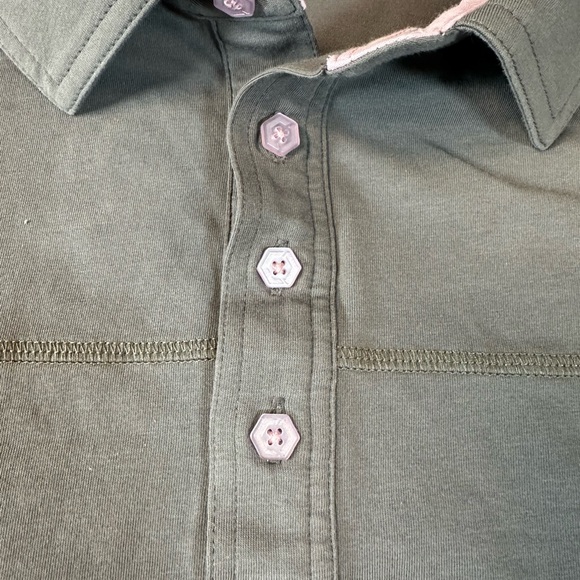 Ahnkor Performance Long Sleeve Active Polo Shirt - Picture 6 of 10